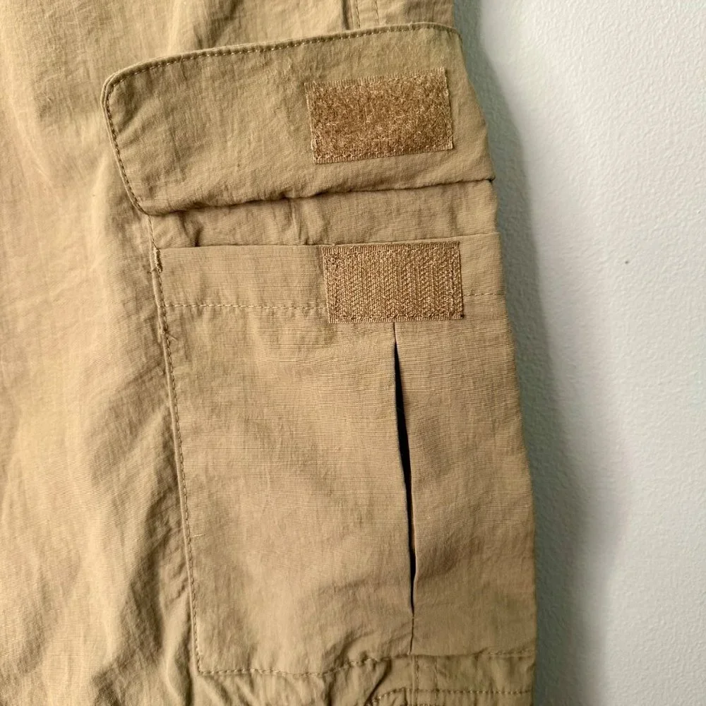 Guide's Choice Mens Convertible Hiking Pants Size XL 32‎ Tan Zip Off Gorpcore